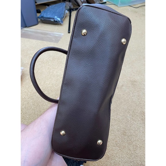 Tignanello Social Status Satchel Oxblood Dark Brown NEW with Tags - Picture 7 of 9